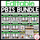 PBIS Rules & Classroom Expectations BUNDLE | EDITABLE