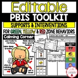 PBIS Behavior Supports & Interventions for Green, Yellow, 