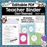 Editable PDF Teacher Binder  Editable PDF Teacher Planner 