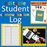 Editable Parent  Communication Log- Track Communication Wi