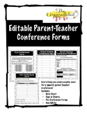 Editable Parent-Teacher Conference Forms