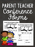 Editable Parent Teacher Conference Forms - Parent Letters,