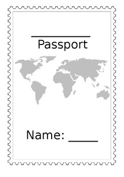 Preview of Editable Passport Template