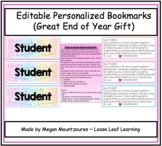 Editable Personalized Bookmarks