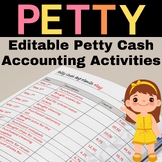 Editable Petty Cash Template | Math & Accounting Activities