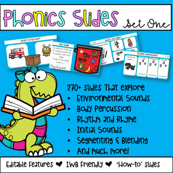 Preview of Editable Phonics PowerPoint Slides | Set  One | 
