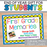Editable Photo Album Covers for End of the Year Gifts for 