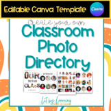 Editable Photo Classroom Directory Template - CANVA