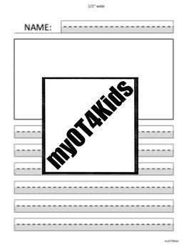 Preview of Editable Picture Box Worksheets with fillable letters and boxes; landscape