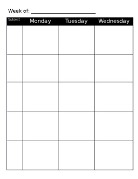 Editable Planner Template by EmmansEducation | TPT