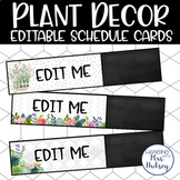 Plant Class Schedule Cards