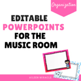 Editable PowerPoint Agendas for the Music Classroom