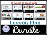 Editable Pre-K/Preschool Lesson Plans Bundle