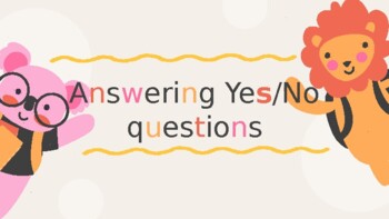 Preview of Editable Preferential Yes/No Questions INTERACTIVE PowerPoint Presentation