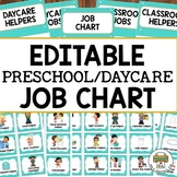 Editable Preschool/Daycare Job Chart