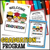 Editable Preschool: Pre-K, Kindergarten Graduation Program