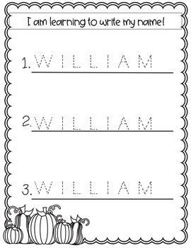 fall editable name tracing practice by anna elizabeth tpt
