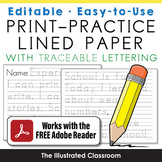 Editable Print-Practice Paper