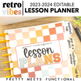 Editable Printable Lesson Planner for 2023 - 2024 Year in 