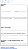 Editable Problem-Based Learning: Problem-Solving Template 