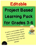 Editable Project Based Learning Pack