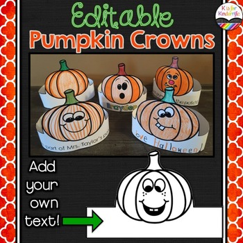 Preview of Halloween Activities : Pumpkin Headbands / Crowns