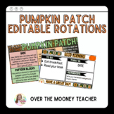 Editable Pumpkin Patch Themed Rotation Slides