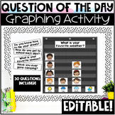 Editable Question of the Day Graphing Activity