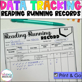 Reading Running Record Tracker - RRR Tracker - Data Tracki