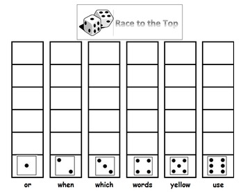 Preview of Editable Dice Spelling or Sight Word Center Activity
