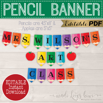 Preview of Editable Rainbow Welcome Banner, Printable Back to School Bunting, Room Decor