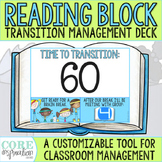 Editable Reading Block Transition Management Deck - A Clas