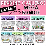 Editable Reading Challenge GROWING Bundle - Seasonal Month