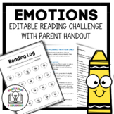 Editable Reading Log: Children's Books About Emotions with