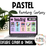 Center Rotation Slides For Reading - Powerpoint | PASTEL