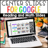 Editable Reading and Math Center Rotation Slides w Timers 