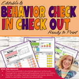 Editable & Ready to Print - Behavior Check-in/Check-out Ch