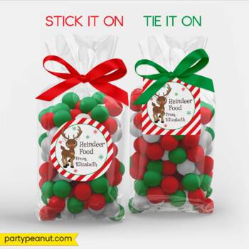 Reindeer Tags Christmas Gift Tags - Party Peanut