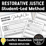 Restorative Behavior Reflection | Editable Conflict Resolu
