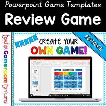 Preview of Editable Review Game Powerpoint Game Template