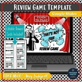 Editable Review Game Template That's Not Fair Google Slide