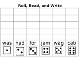 Editable Roll Read and Write CVC Game
