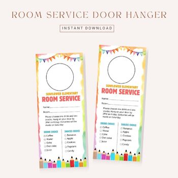 Preview of Editable Room Service Door Hanger_3.5x8.5in