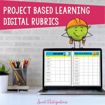 Preview of Editable Rubric Templates for Project Based Learning Assessments