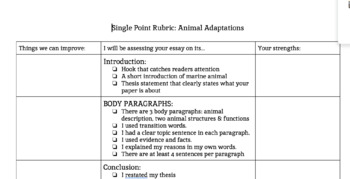 Preview of Editable Rubric for Writing-- BOOST your students' writing!