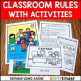 Editable Classroom Rules & Expectations & Activities for B