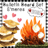 Editable S'mores Bulletin Board - (Includes Work Coming So