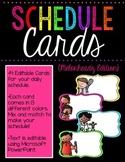 Editable Schedule (Brights Kidlettes Edition)