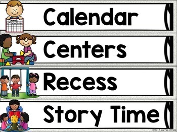 Preschool Schedule Cards by Play to Learn Preschool | TpT
