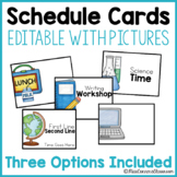 Editable Schedule Cards with Pictures